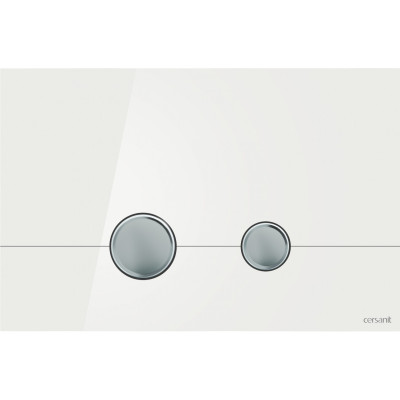 Кнопка CERSANIT STERO для LINK PRO/VECTOR/LINK/HI-TEC стекло белый